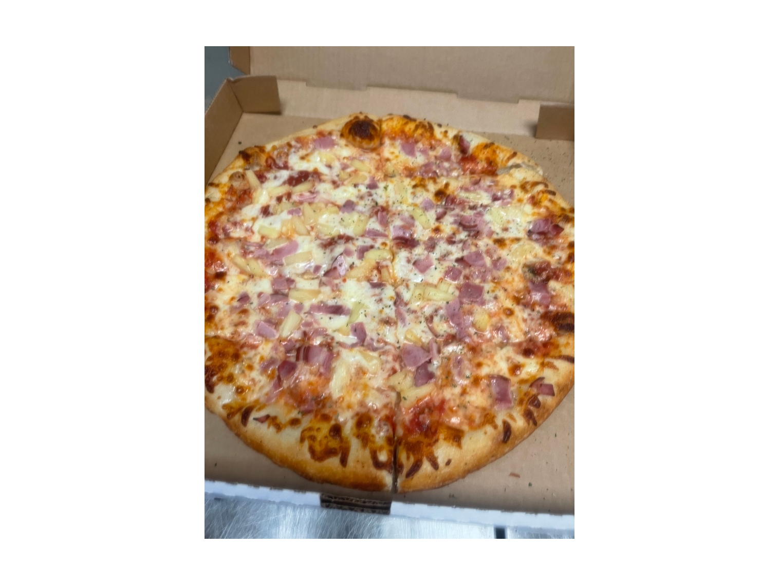 Order Hawaiian Pizza food online from The Pizza Cutters store, Syracuse on bringmethat.com