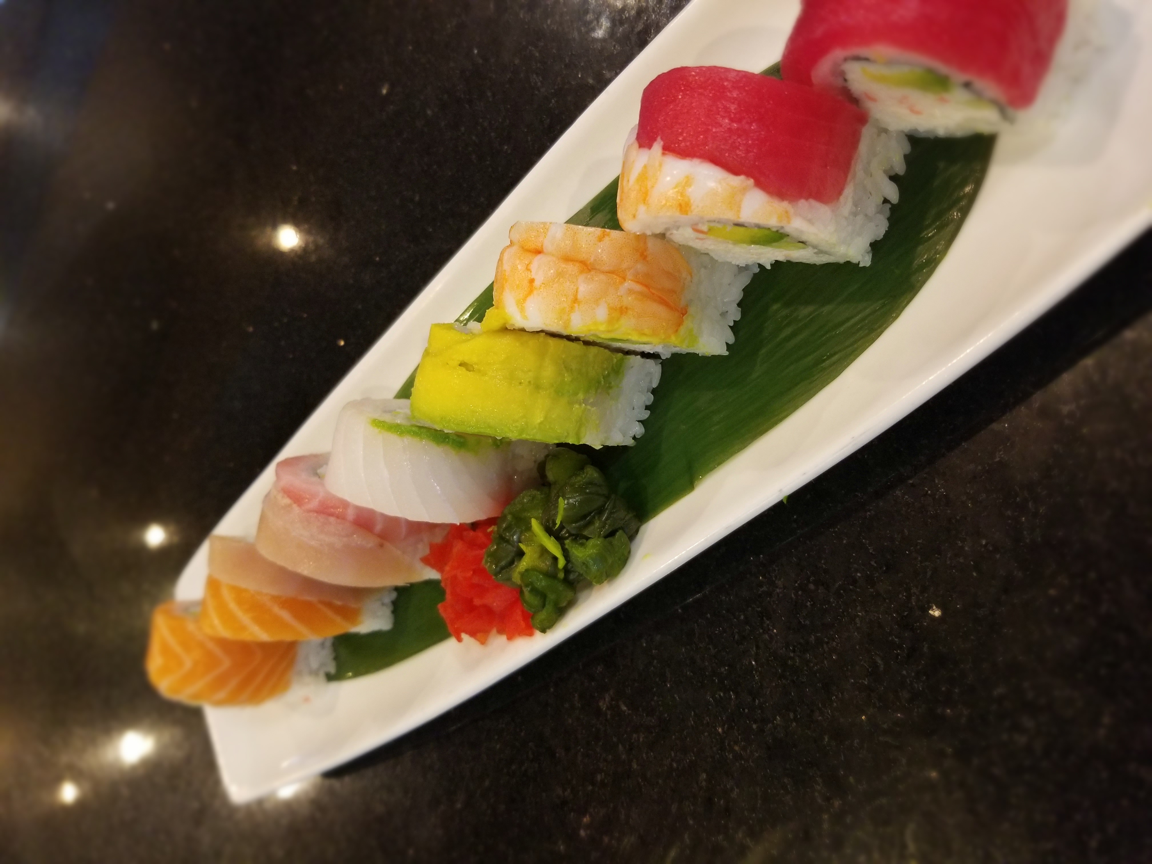 Order Rainbow Roll food online from Shiawase store, Allen on bringmethat.com