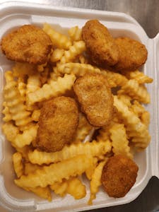 Order 951. Chicken Nuggets with French Fries food online from Pearl Chinese Restaurant store, Mesquite on bringmethat.com