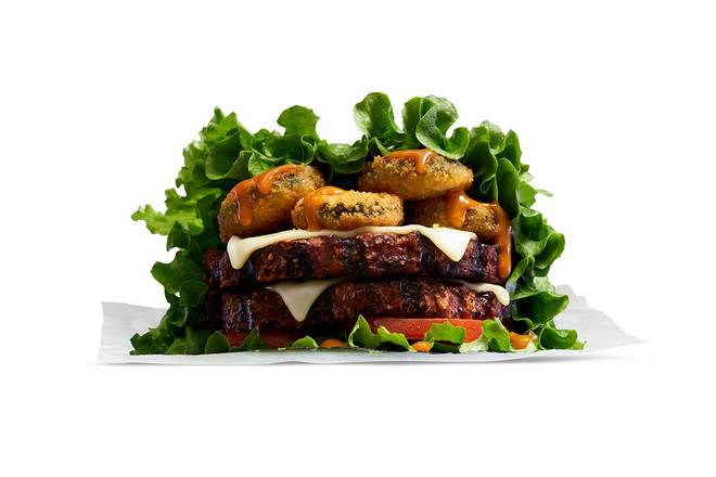 Order Double Beyond™ Wraptor Burger food online from Carl Jr. store, Elk Grove on bringmethat.com