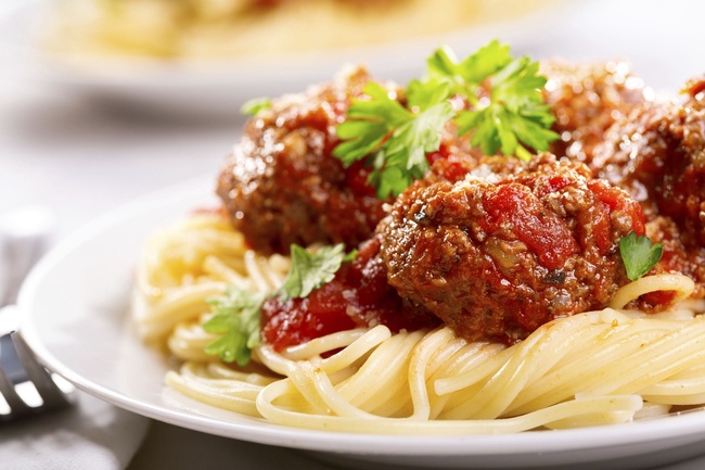 Order Kid's Spaghetti And Meatballs food online from Big Mike's Pizza store, Morganville on bringmethat.com
