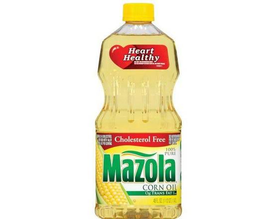 Order Mazola 100% Pure Corn Oil -or - 24  Fl Oz  (710 ml) food online from Pit Stop Liquor Mart store, El Monte on bringmethat.com