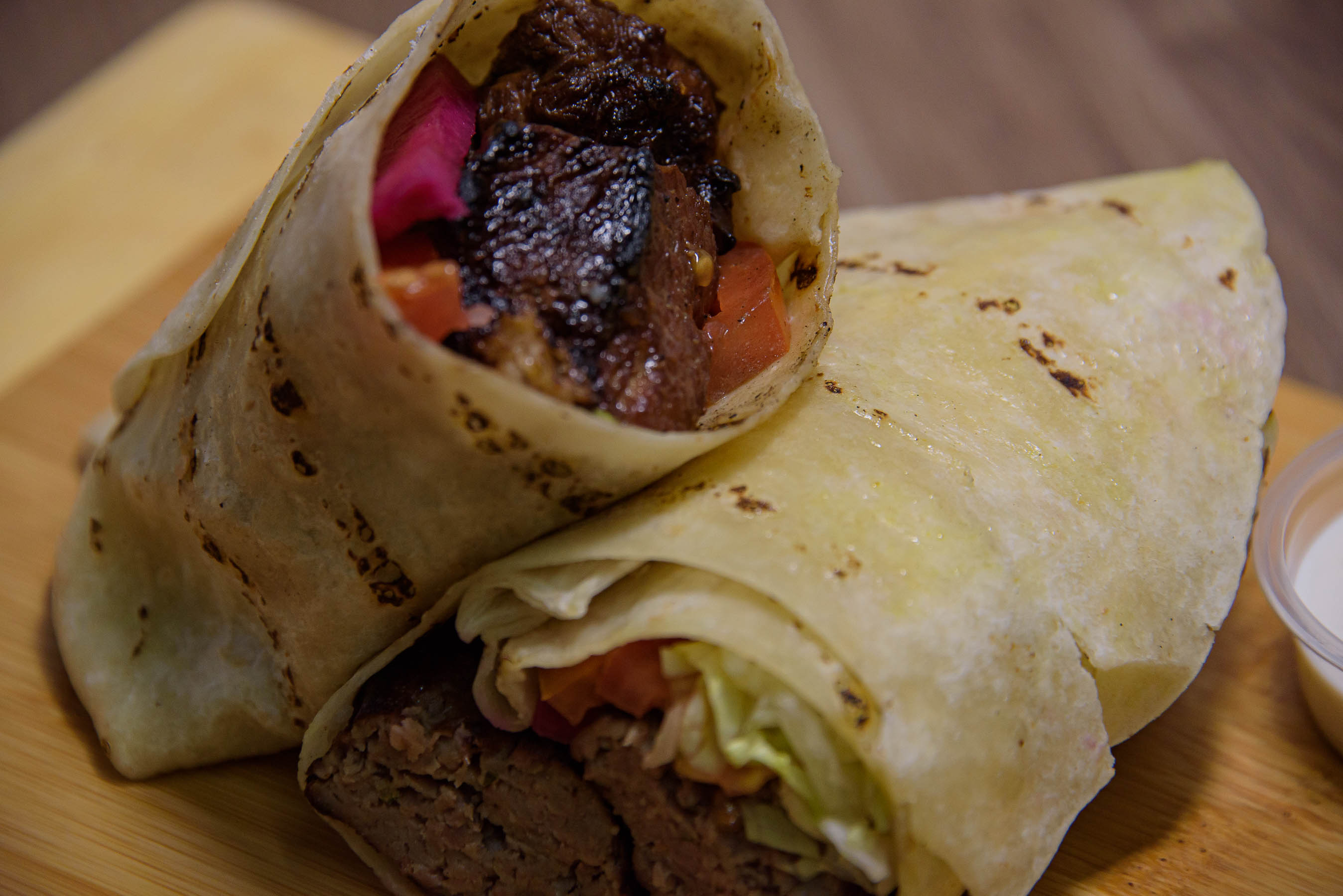 Order Beef Tikka Wrap  food online from North Park Produce store, San Diego on bringmethat.com