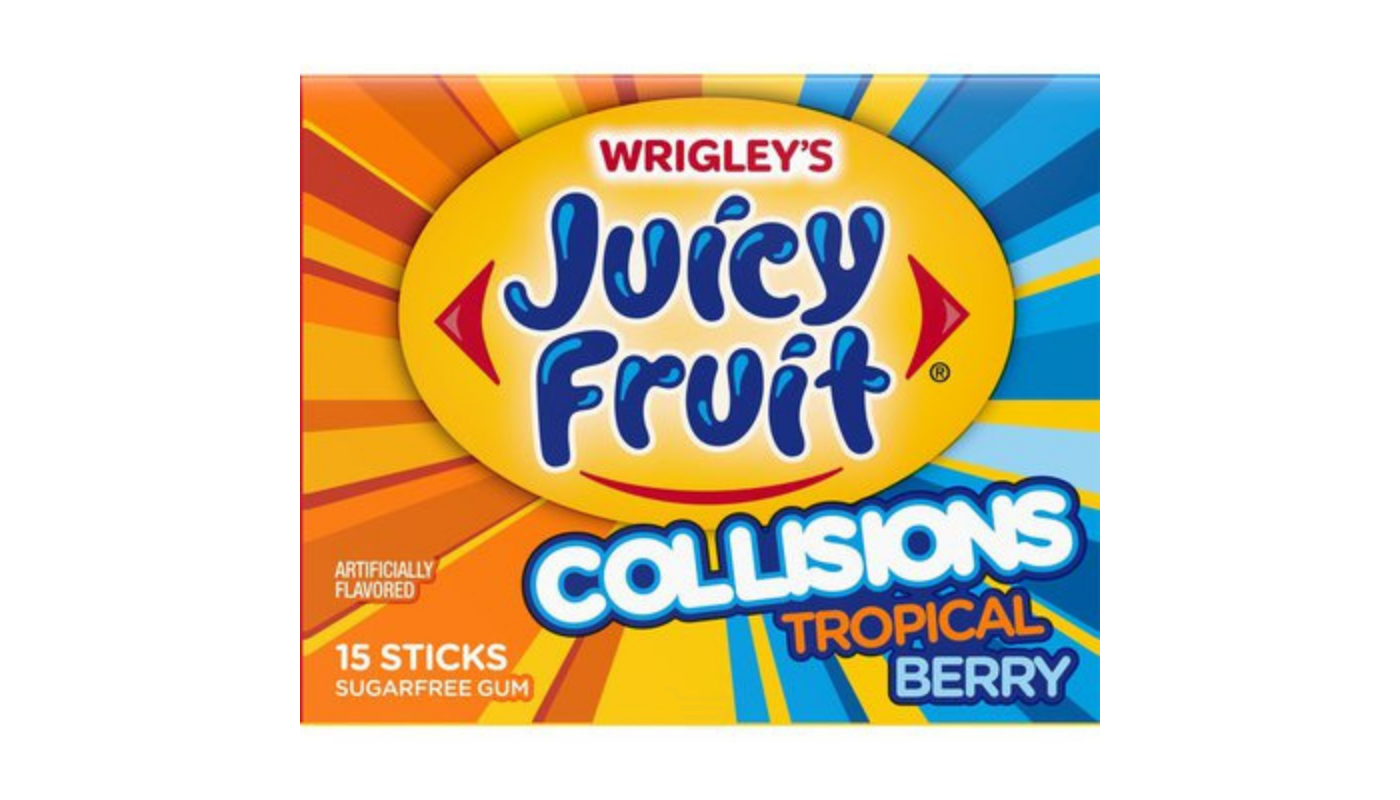 Order Juicy Fruit Collisions Tropical Berry 15 CT food online from Foodland Liquor store, Santa Ana on bringmethat.com