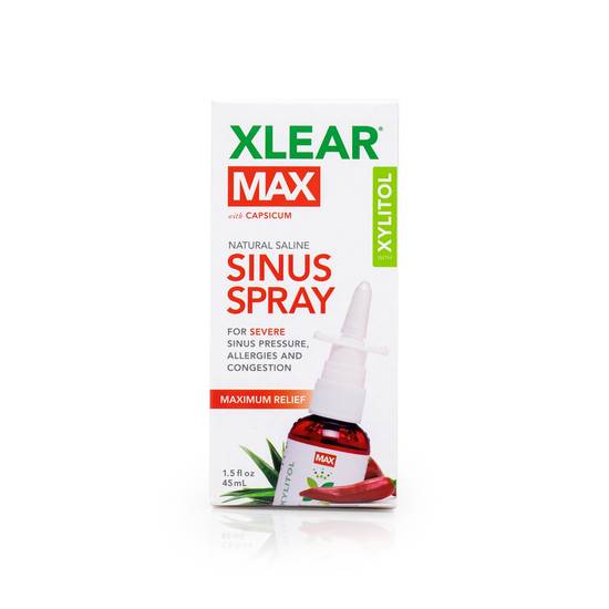 Order Xlear MAX Saline Nasal Spray with Capsicum food online from CVS store, BERKELEY HEIGHTS on bringmethat.com