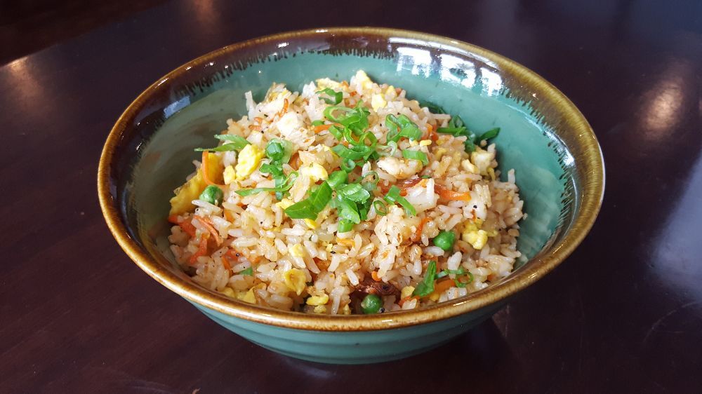 Order Vegetable Fried Rice food online from Krave Asian Fusion Restaurant store, Irvine on bringmethat.com