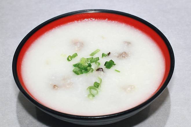 Order Congee with Meat Balls 手打肉丸粥 food online from Peking kitchen store, Brooklyn on bringmethat.com