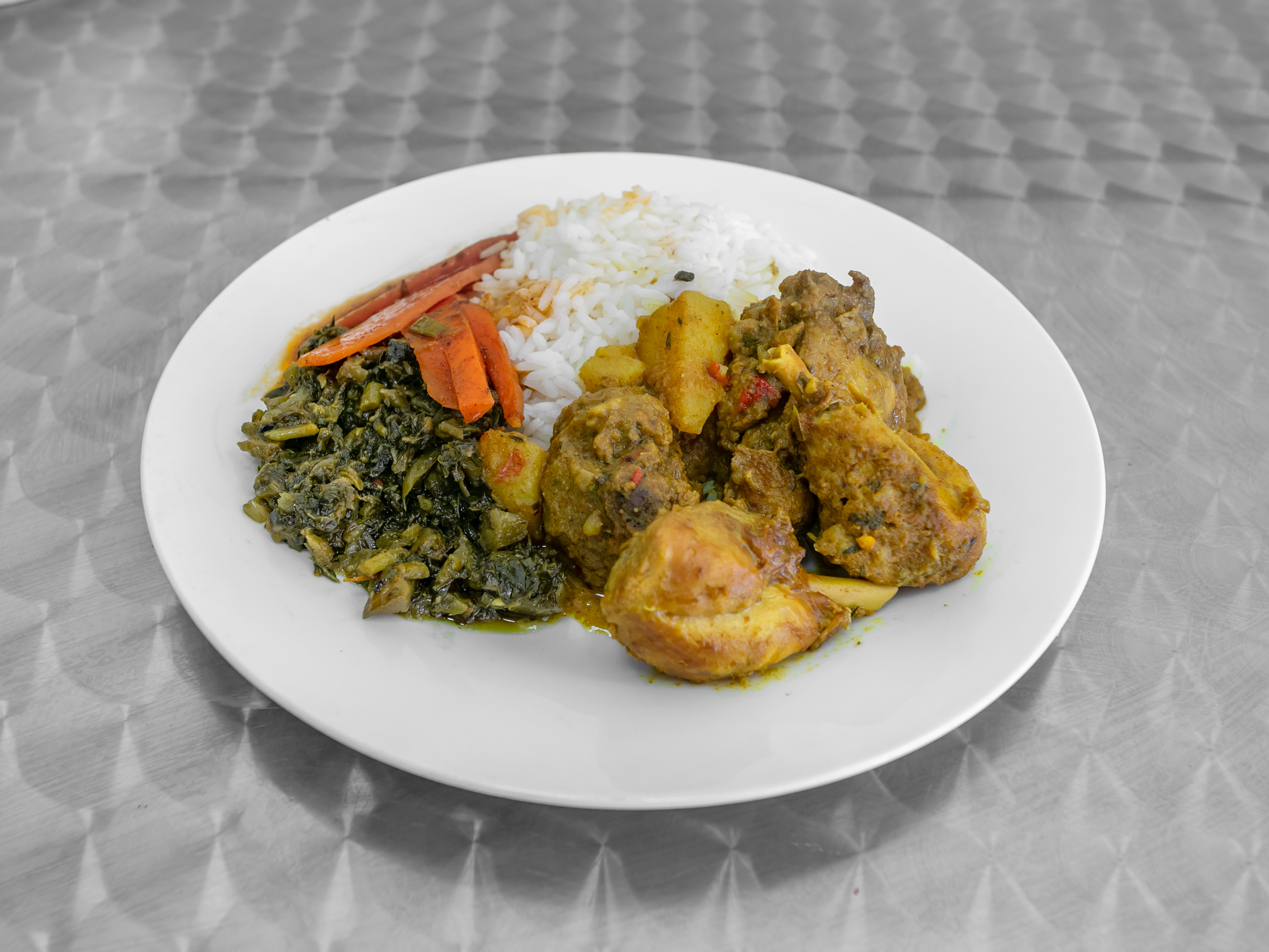 Order Curry Chicken Bone In food online from Island Flava Cafe store, Tucker on bringmethat.com