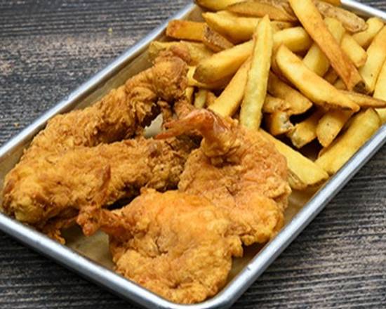 Order Kid's Shrimp & Chicken Tenders food online from Saltgrass Steakhouse store, Humble on bringmethat.com