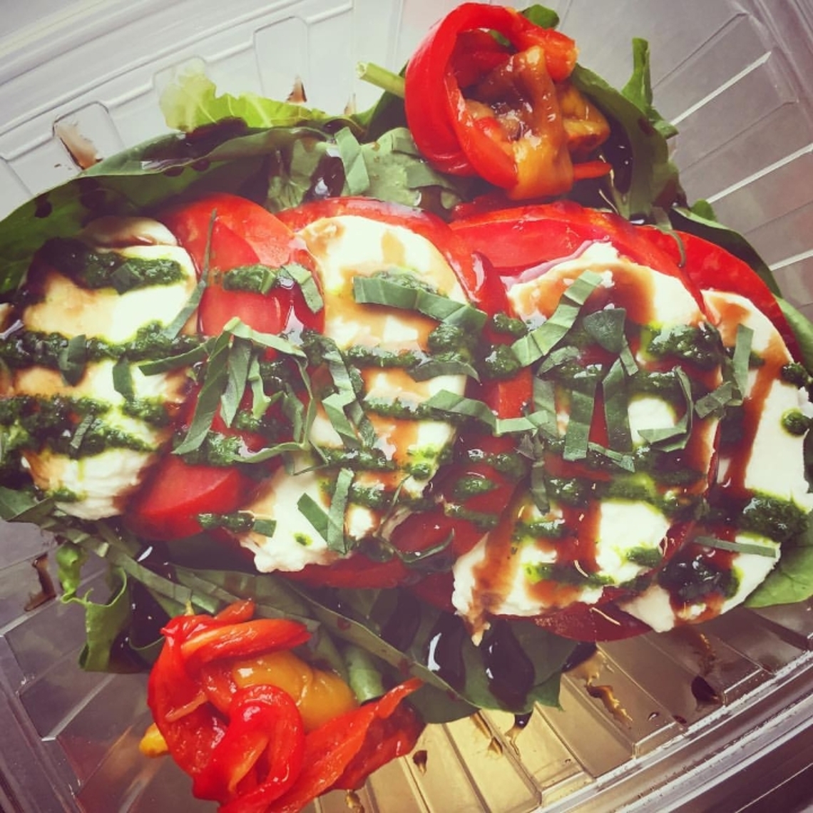 Order Caprese Salad food online from Rize Pizza store, West Chester on bringmethat.com
