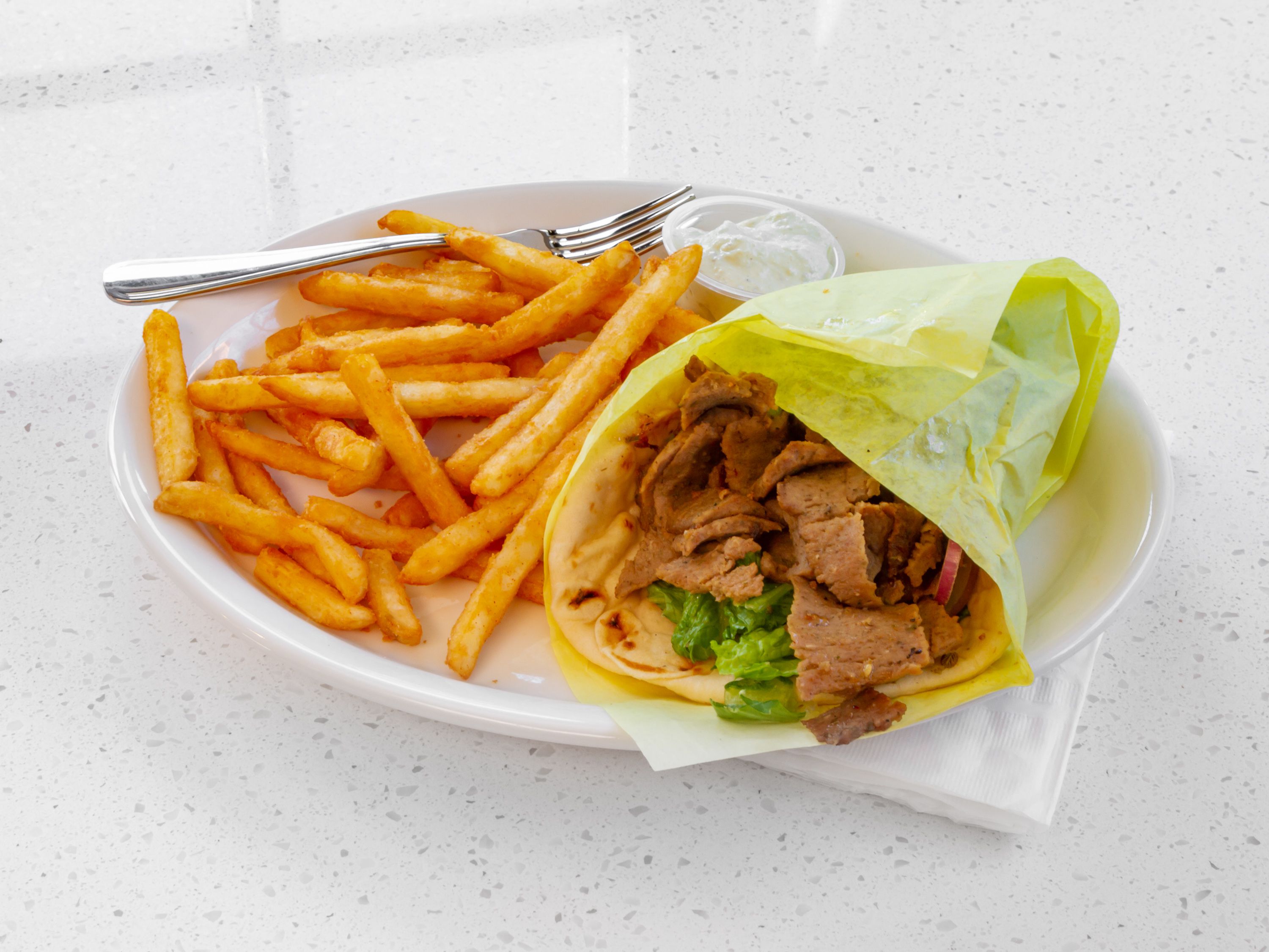 Order Gyro Platter  food online from Opas Grill store, Tucson on bringmethat.com