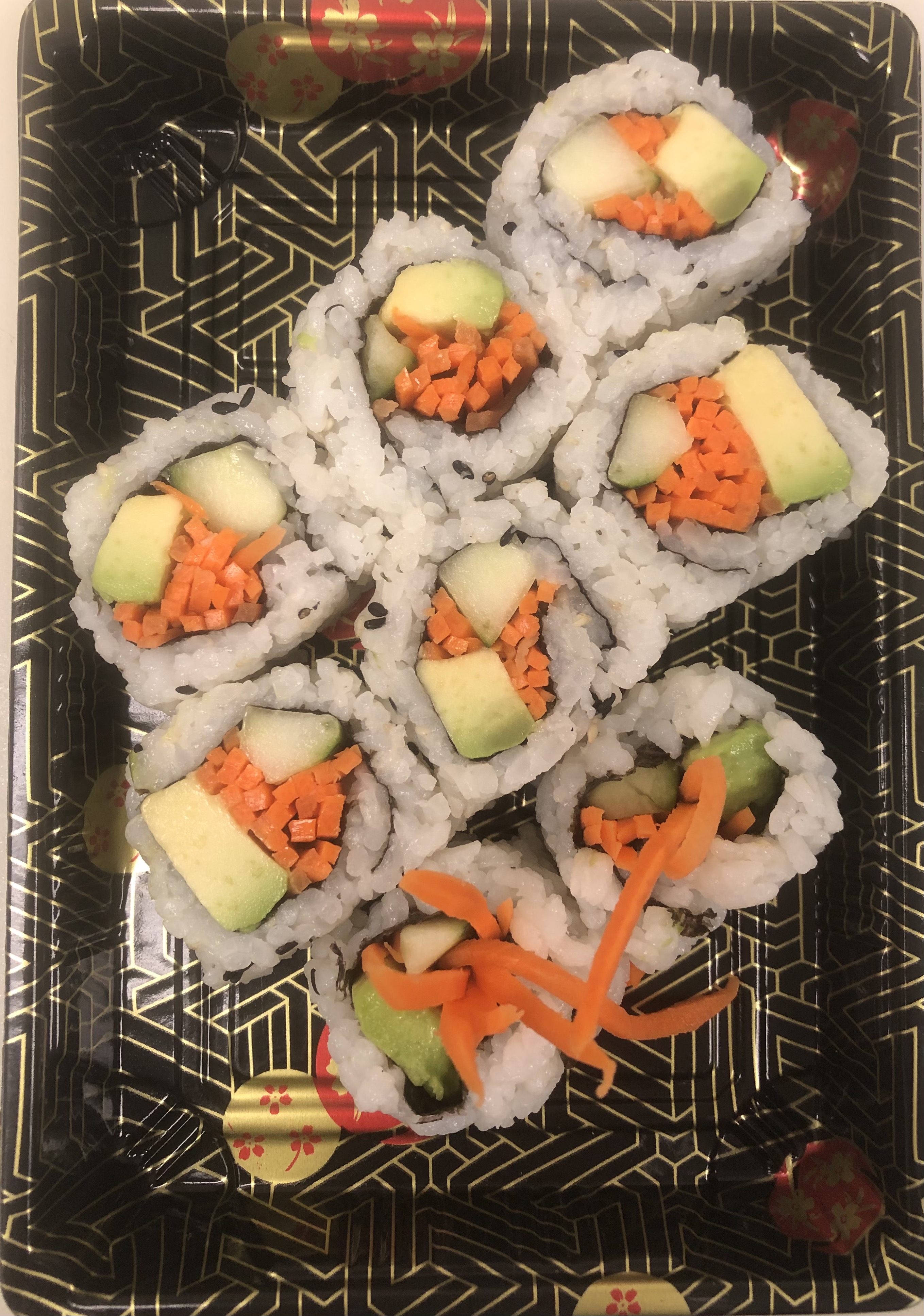 Order 8 Piece Vege Roll food online from A Plus Sushi store, Malvern on bringmethat.com