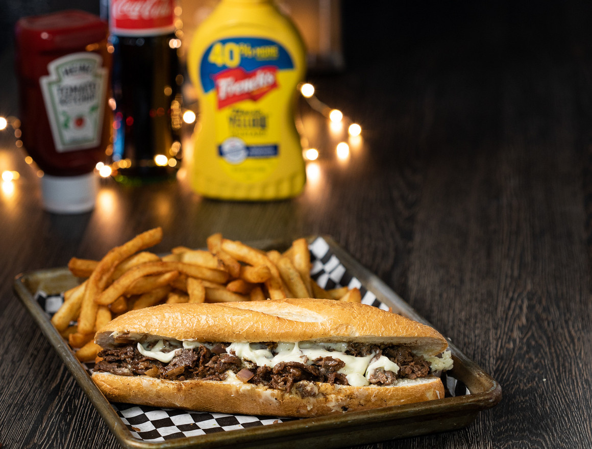 Order Philly Cheesesteak Sandwich food online from Burger Spot store, Phoenix on bringmethat.com