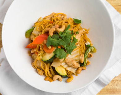 Order Charm's Cashew Noodles food online from Charm Thai Bistro store, Wakefield on bringmethat.com
