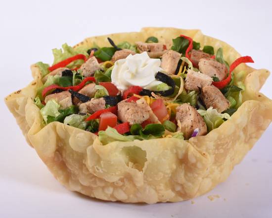 Order Chicken Taco Salad food online from Amigos/Kings Classic store, Lincoln on bringmethat.com