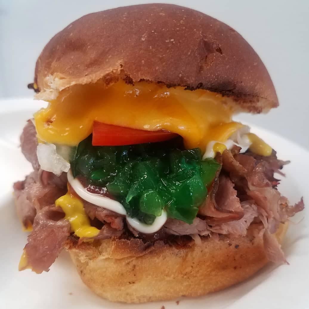 Order Cheesy Italian Beef Slider food online from Doglicious Hot Dogs store, Glendale on bringmethat.com