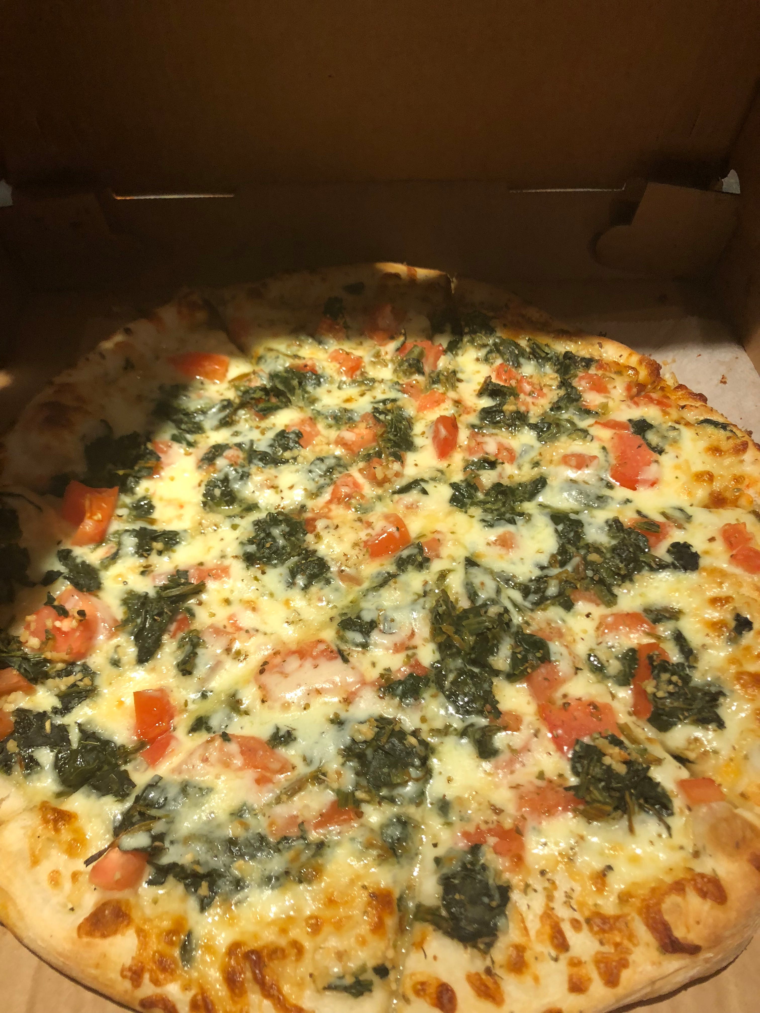 Order Mediterranean Pizza - Large 15" food online from Lido Cafe store, Lynn on bringmethat.com