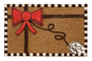 Order Wrapped Gift Cookie Cake food online from American Deli on Broad St. store, Athens on bringmethat.com