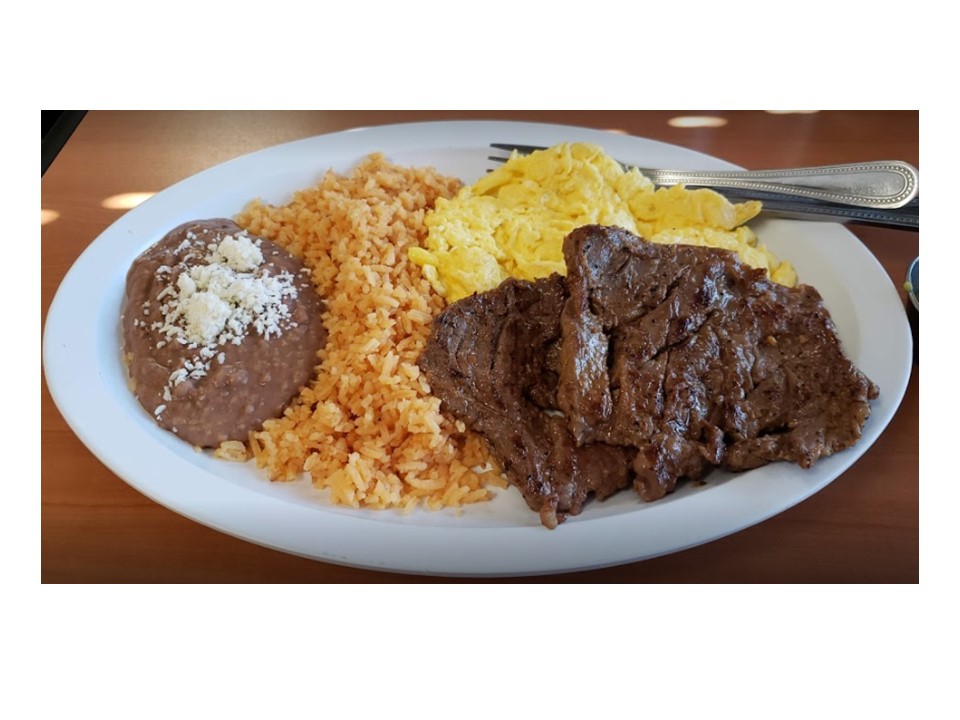 Order Steak and Eggs food online from Sunshine Mexican Cafe store, Joliet on bringmethat.com