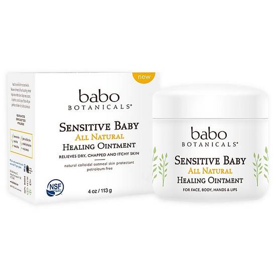 Order Babo Botanicals® 4 oz. Sensitive Baby Fragrance-Free All Natural Healing Ointment food online from buybuy BABY store, Elk Grove on bringmethat.com