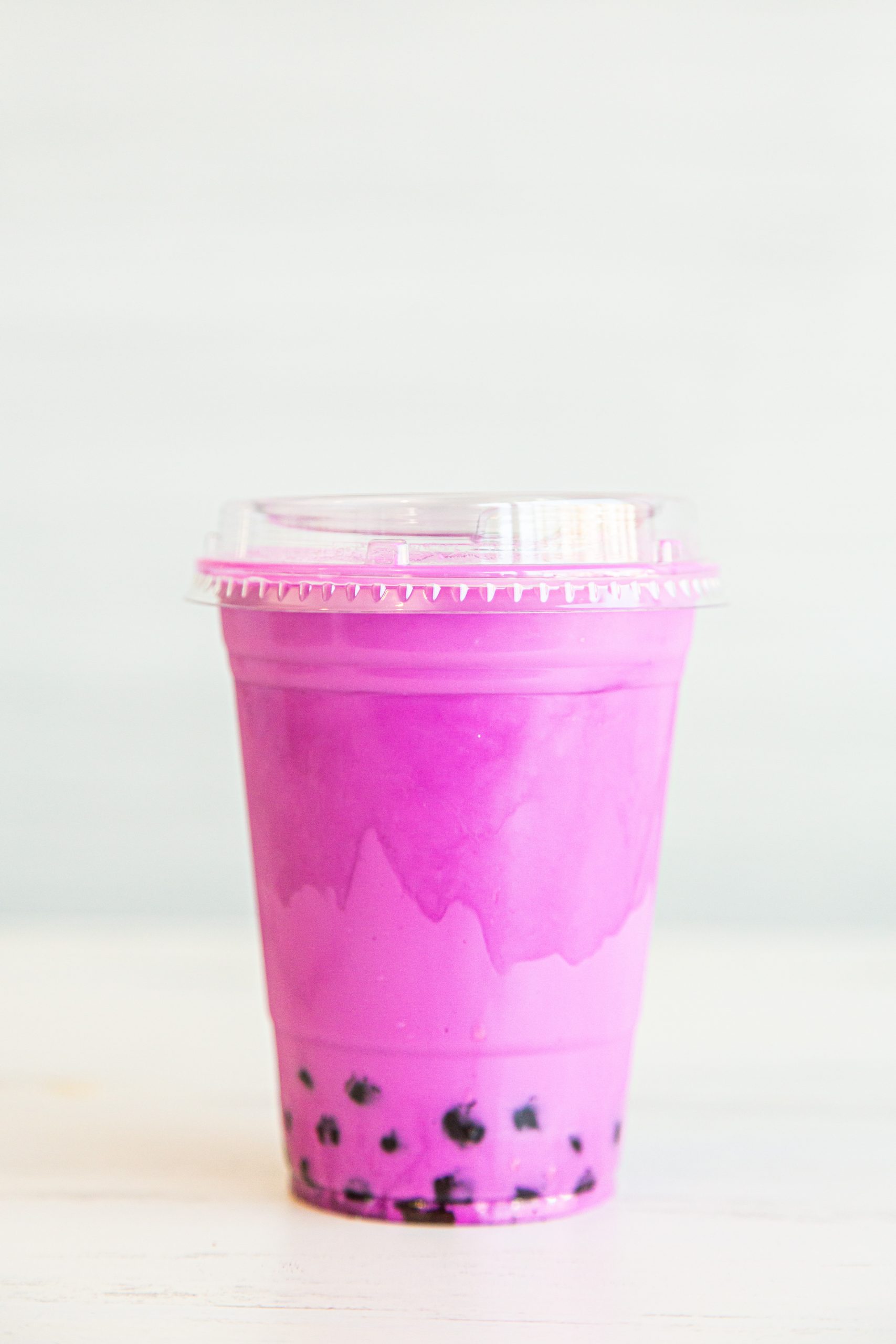 Order Taro Milk Tea food online from Lily & Leos Boutique Cafe store, Fullerton on bringmethat.com