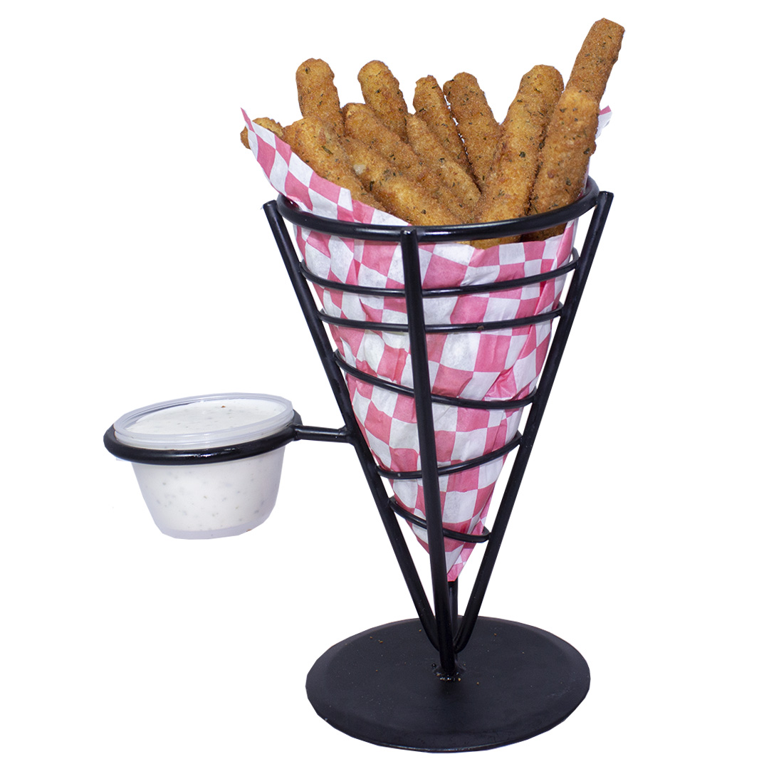 Order Battered Zucchini Sticks food online from Mad Madelines Grill store, Temecula on bringmethat.com