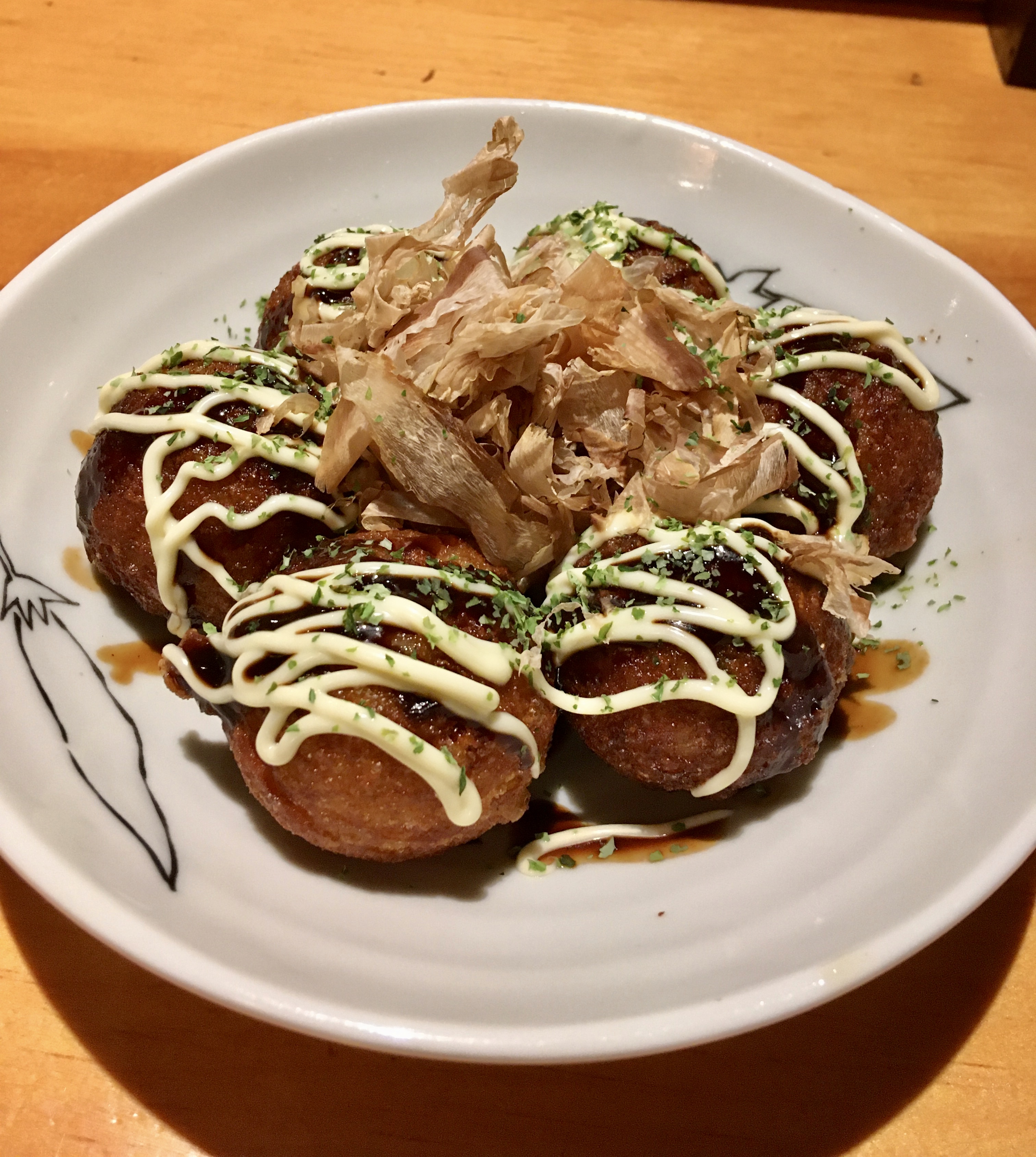 Order Takoyaki (6pc) food online from Okan store, San Diego on bringmethat.com