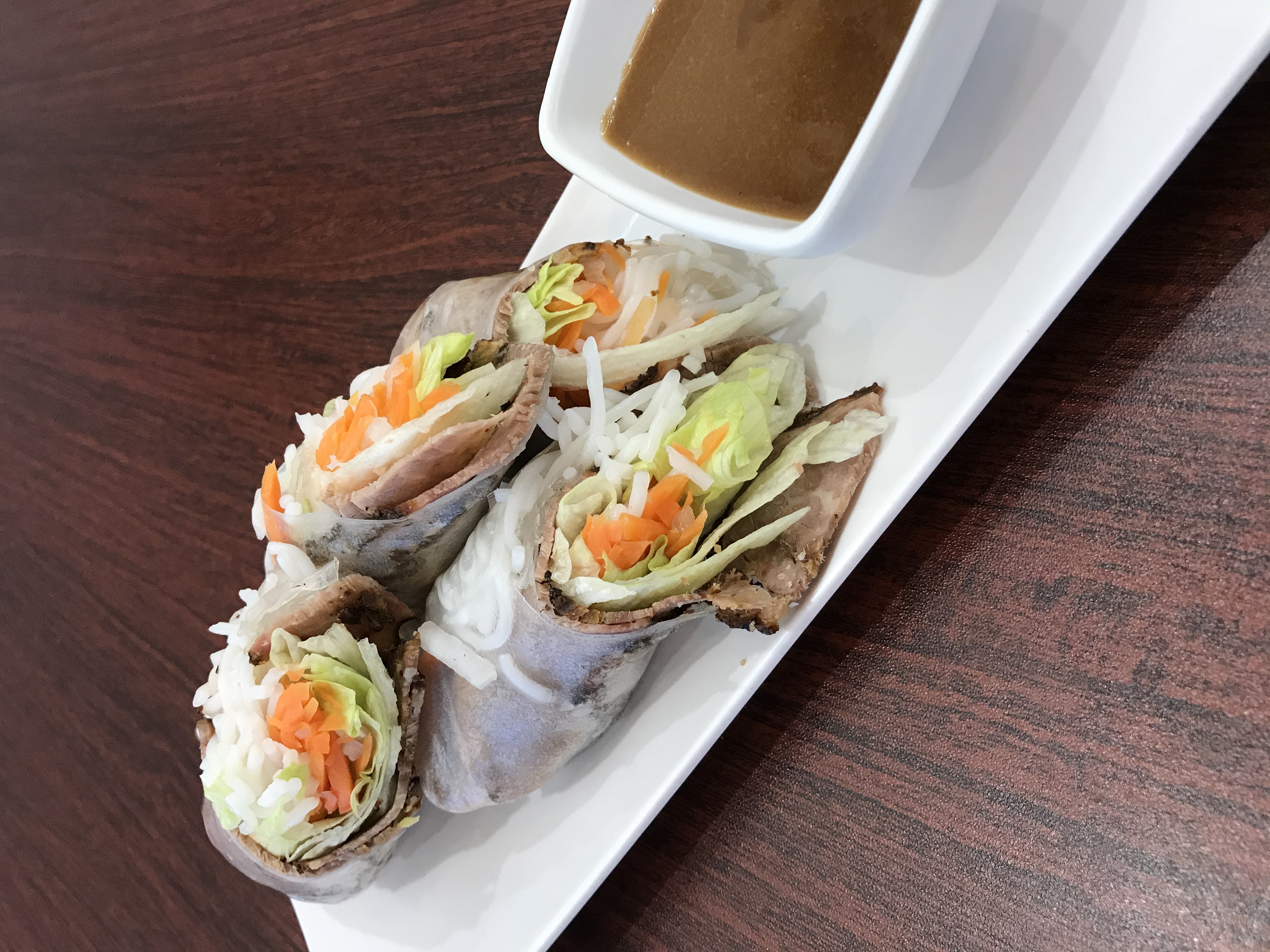 Order Smoked Brisket Springroll food online from Pho Beef Noodle & Grill store, Lewisville on bringmethat.com