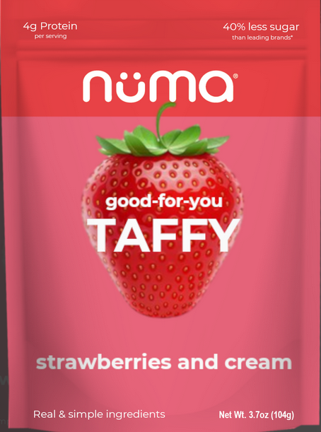 Order Healthy Strawberries & Cream Taffy Candy food online from Legendluna Market store, Rahway on bringmethat.com