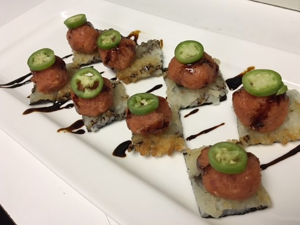 Order Crispy Spicy Tuna food online from Taiko store, Los Angeles on bringmethat.com