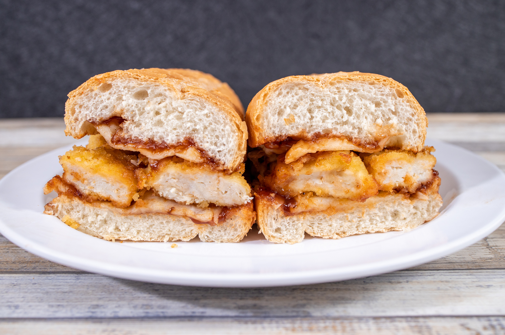 Order BBQ Chicken Sandwich food online from Chino Hills Pizza Co. store, Chino on bringmethat.com