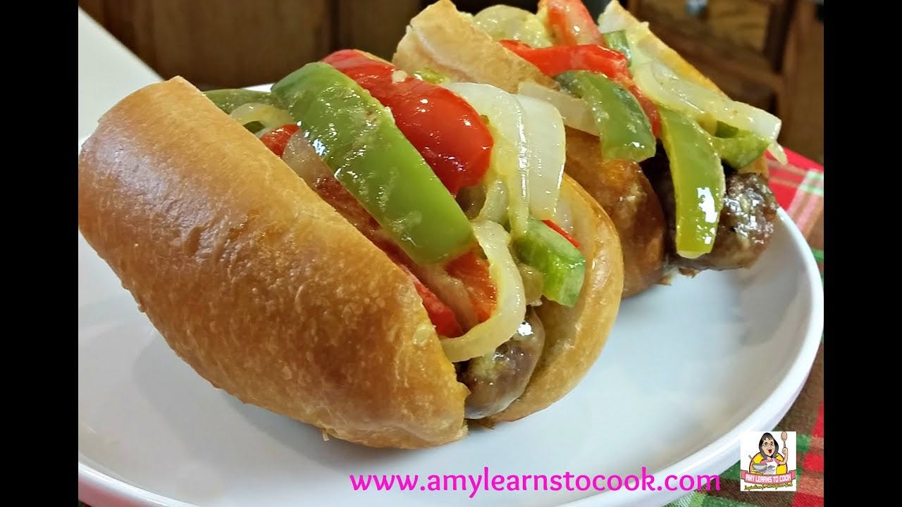 Order Sausage with Peppers & Onions Sub - Small 7" food online from Pino Ii Pizzeria & Restaurant store, Nazareth on bringmethat.com