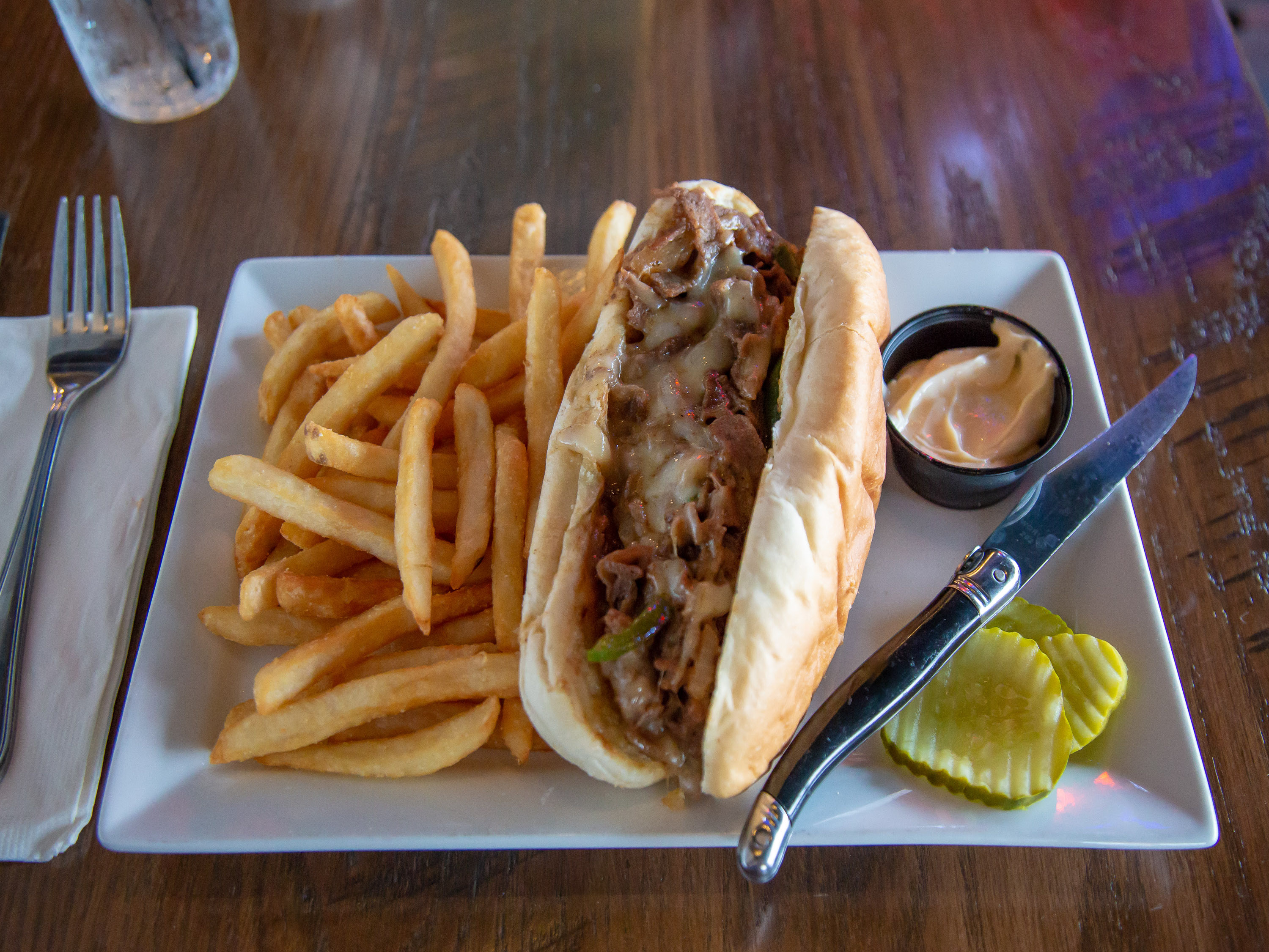 Order Philly Cheesesteak Sandwich food online from The Original Warehouse store, Buffalo on bringmethat.com