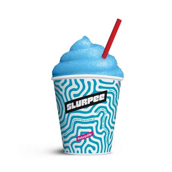 Order Small Slurpee Blue Raspberry 12oz food online from 7-Eleven store, Lindale on bringmethat.com