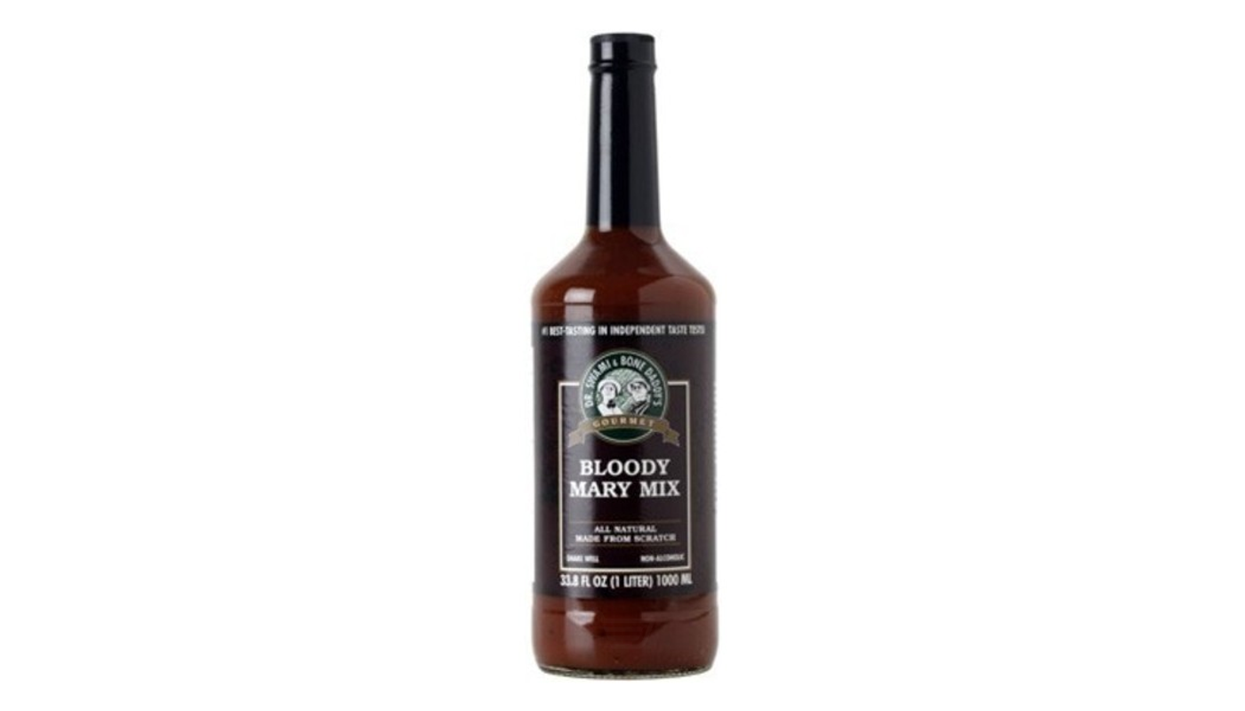 Order Dr. Swami & Bone Daddy's Gourmet Bloody Mary Mix 1L food online from JR Food Mart store, Camarillo on bringmethat.com