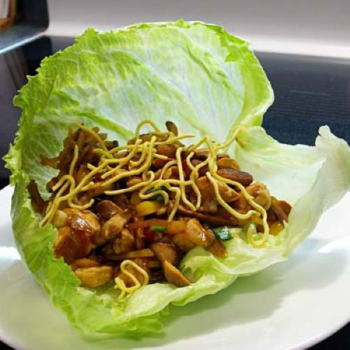 Order Chicken Lettuce Wraps food online from Umami Japanese Steakhouse store, Raleigh on bringmethat.com