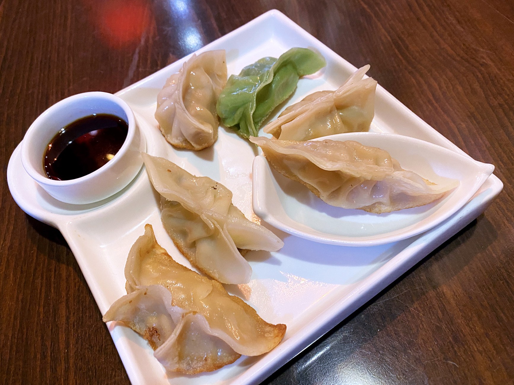 Order Potstickers Sampler for 1 food online from Potstickers Asian Grill + Sushi store, Newark on bringmethat.com