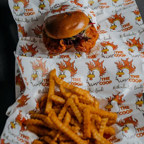 Order Buffalo Chicken Sandwich Meal food online from The Coop store, Bakersfield on bringmethat.com