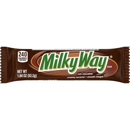 Order Milky Way Milk Chocolate Singles Size Candy Bars (1.84 oz) food online from Rite Aid store, Yamhill County on bringmethat.com