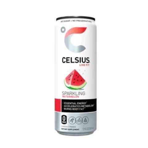 Order Celsius Sparkling Watermelon 12oz Can food online from Speedway store, Derry on bringmethat.com