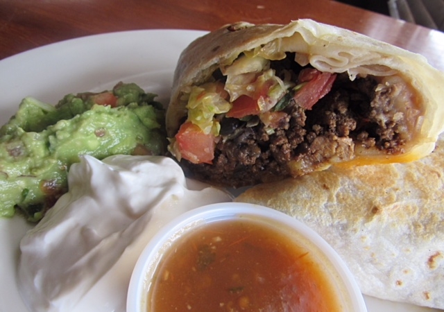 Order The Gigantic Burrito food online from RealTime Sports Bar and Grill store, Elk Grove Village on bringmethat.com