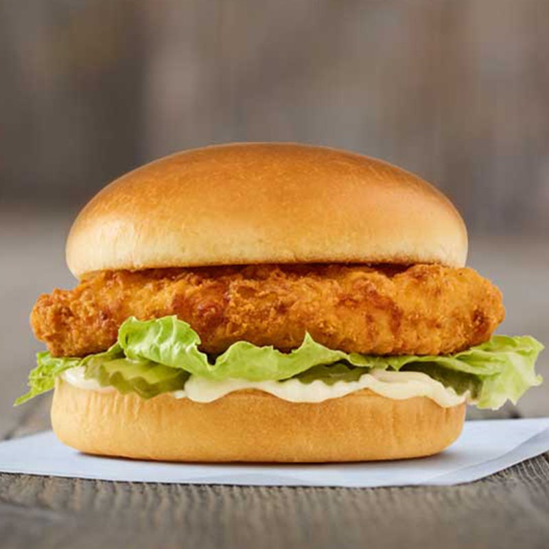 Order Spicy Chicken Sandwich food online from Good Times Burgers & Frozen Custard #140 store, Aurora on bringmethat.com