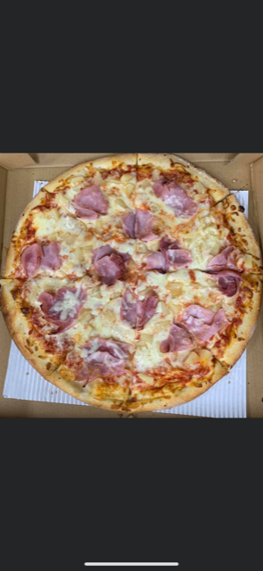 Order Hand Tossed Chopped Ham Pizza food online from Galaxy Pizza store, Philadelphia on bringmethat.com