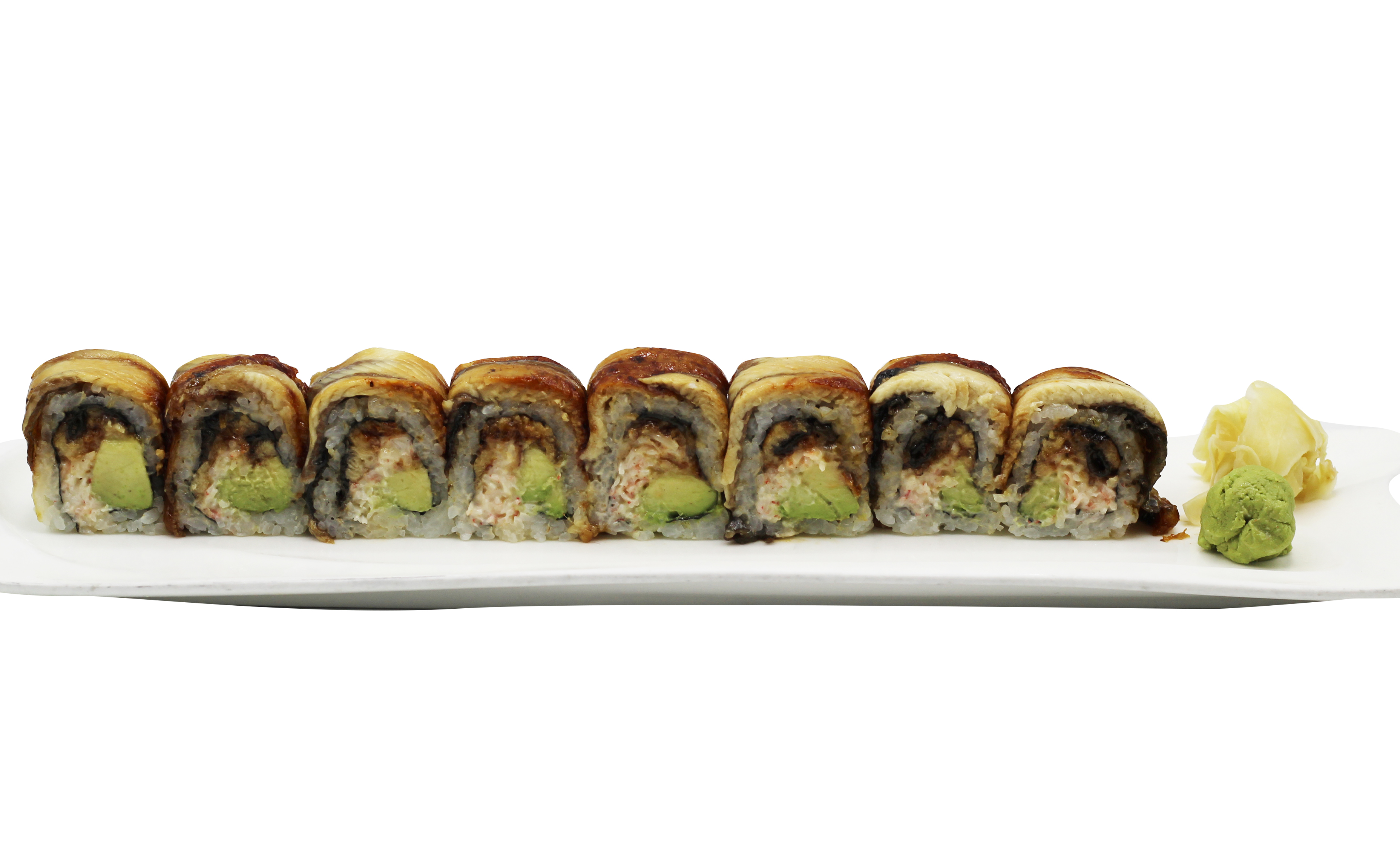 Order Dragon Roll food online from Chin-Chin Cafe store, Ashburn on bringmethat.com