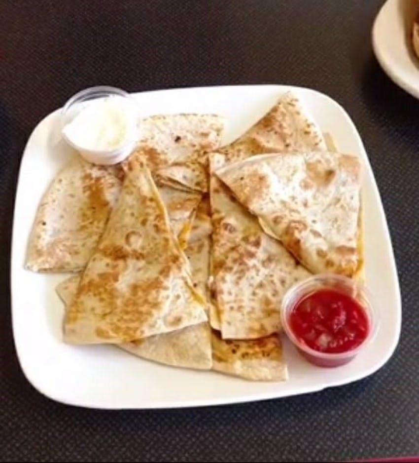 Order Steak Quesadillas - Appetizer food online from Angry Oven Pizzeria store, Bath on bringmethat.com