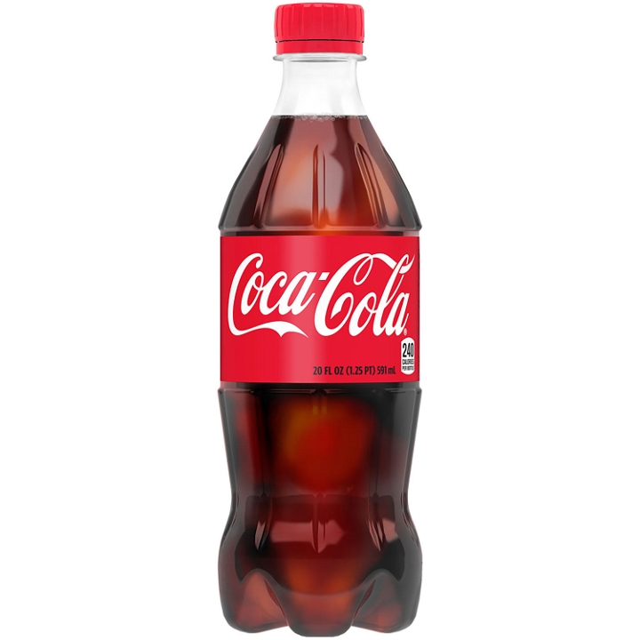 Order Coke - 20oz Bottle food online from Jacks Urban Eats store, Sacramento on bringmethat.com