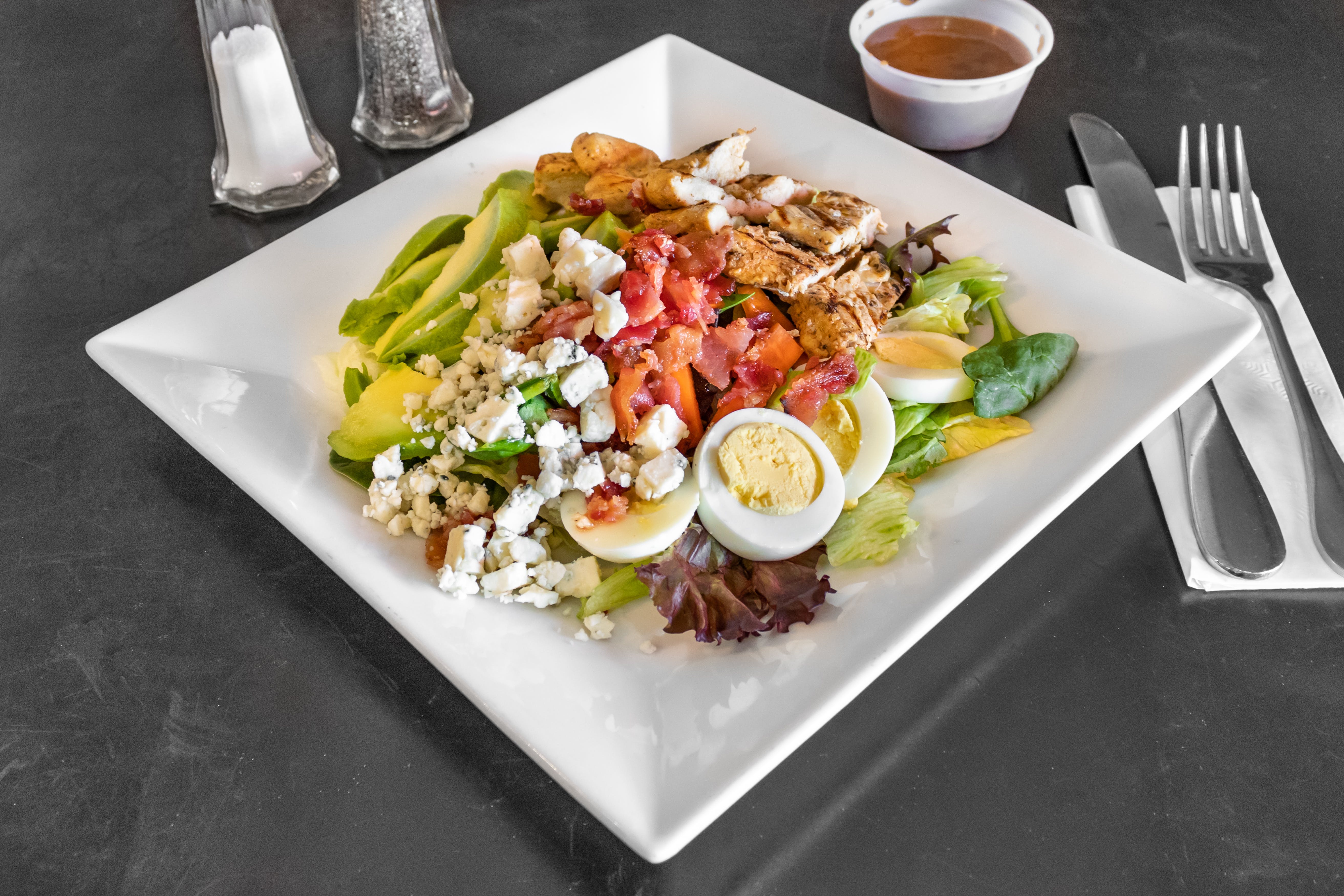 Order Cobb Salad - Small food online from Europa Pizza store, Carmel on bringmethat.com