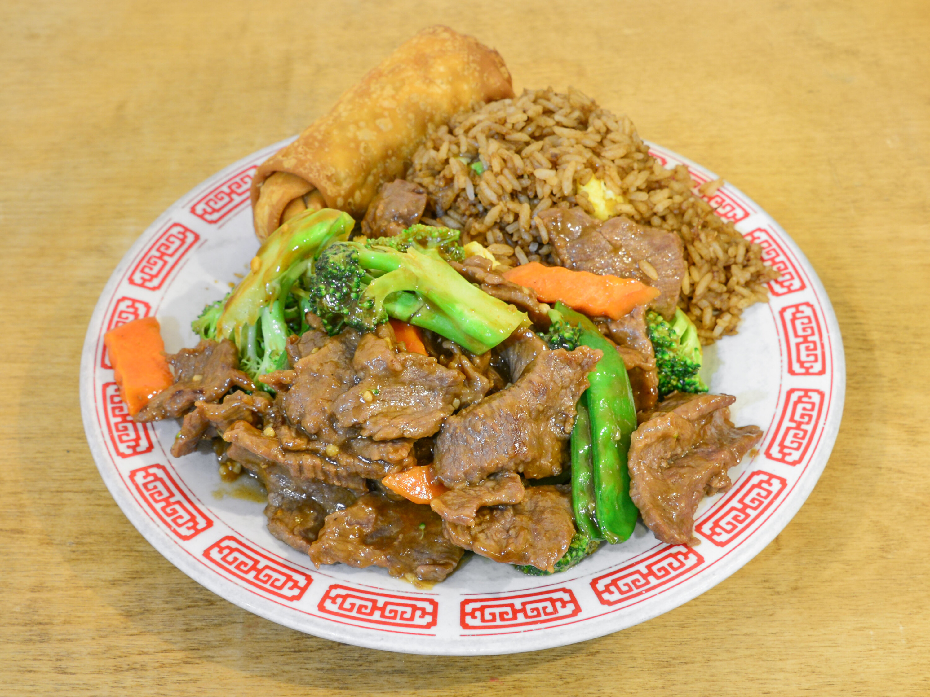 Order 20. Beef with Broccoli Plate  food online from Golden Bowl store, Oak Park on bringmethat.com