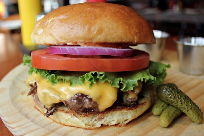 Order Burger Club Classic with Cheese food online from Burger club store, Astoria on bringmethat.com