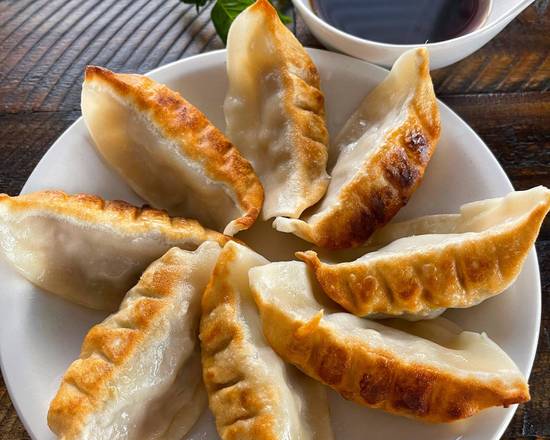 Order Pan - Fried Pot Stickers(6)煎饺 food online from Chili Rush store, Mesa on bringmethat.com